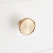 1-1/4" Orwell Radial Textured Round Cabinet Knob - Champagne Bronze, , large image number 3