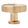 1-1/4" Orwell Radial Textured Round Cabinet Knob - Champagne Bronze, , large image number 2