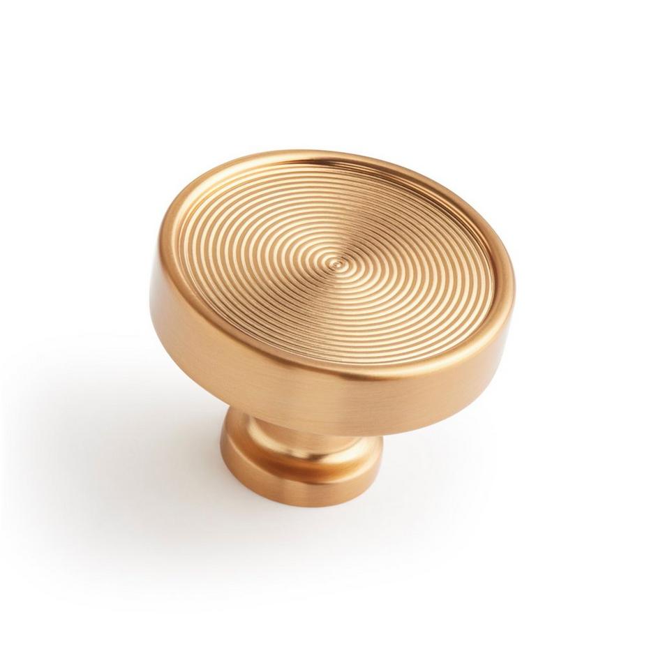 Orwell Radial Textured Round Cabinet Knob, , large image number 0