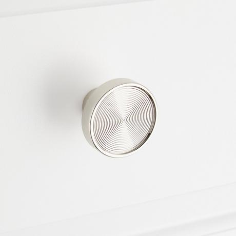 Orwell Radial Textured Round Cabinet Knob