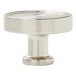 1-1/4" Orwell Radial Textured Round Cabinet Knob - Polished Nickel, , large image number 2