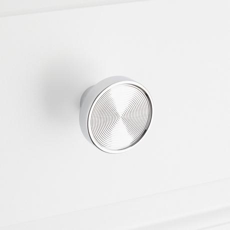 Orwell Radial Textured Round Cabinet Knob