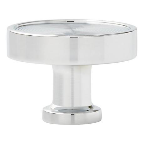 Orwell Radial Textured Round Cabinet Knob