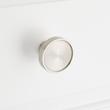 1-1/4" Orwell Radial Textured Round Cabinet Knob - Satin Nickel, , large image number 3