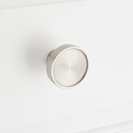 Orwell Radial Textured Round Cabinet Knob