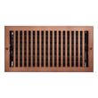 Modern Steel Oversized Wall Register - Oil Rubbed Bronze - 6" x 10" (7" x 11-1/4" Overall), , large image number 0