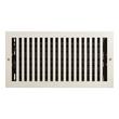 Modern Steel Oversized Wall Register - Brushed Nickel - 6" x 10" (7" x 11-1/4" Overall), , large image number 0