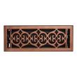 Old Victorian Steel Floor/Wall Register - Oil Rubbed Bronze - 4" x 10" (5-1/4" x 11-5/16" Overall), , large image number 0