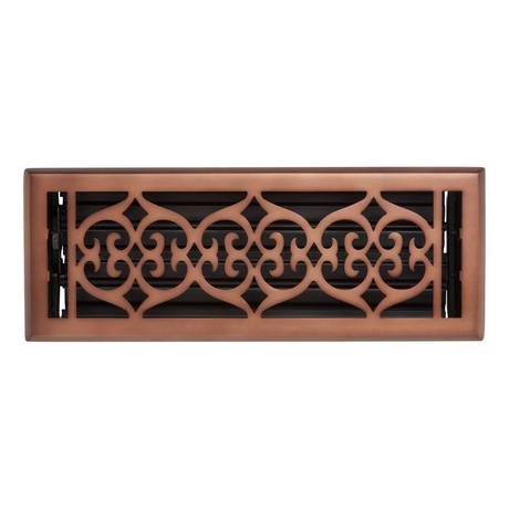 Old Victorian Steel Floor/Wall Register
