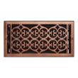 Old Victorian Steel Oversized Wall Register - Oil Rubbed Bronze - 6" x 10" (7" x 11-1/4" Overall), , large image number 0