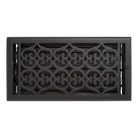Old Victorian Steel Oversized Wall Register