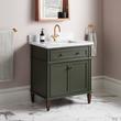 30" Elmdale Vanity with Rectangular Undermount Sink - Dark Olive Green, , large image number 2