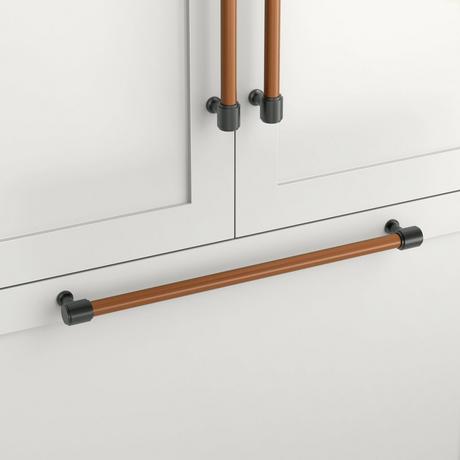 Lazzara Appliance Pull Cognac Leather