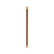 18" Lazzara Appliance Pull Cognac Leather - Champagne Bronze, , large image number 1