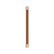12" Lazzara Appliance Pull Cognac Leather - Golden Champagne, , large image number 1