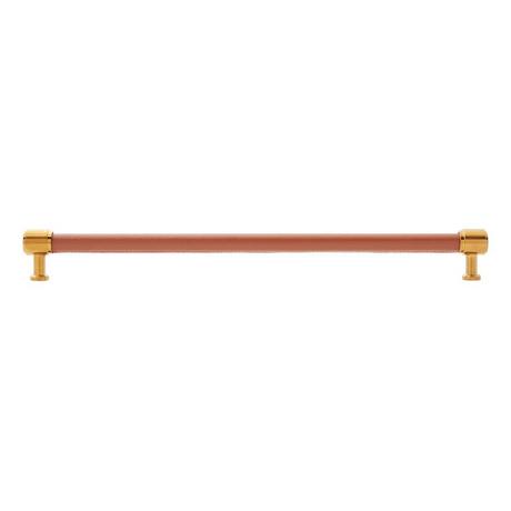 Lazzara Oversized Cabinet Pull Cognac Leather