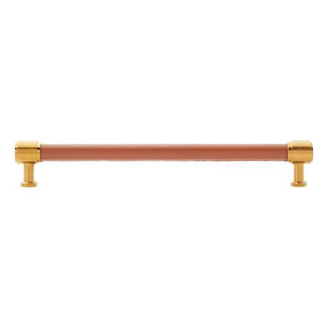 Lazzara Oversized Cabinet Pull Cognac Leather
