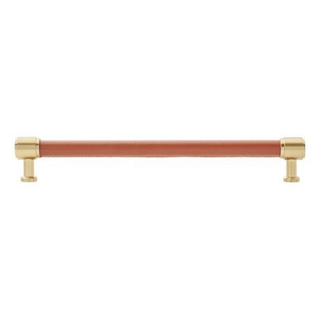 Lazzara Oversized Cabinet Pull Cognac Leather