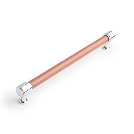 Lazzara Oversized Cabinet Pull Cognac Leather