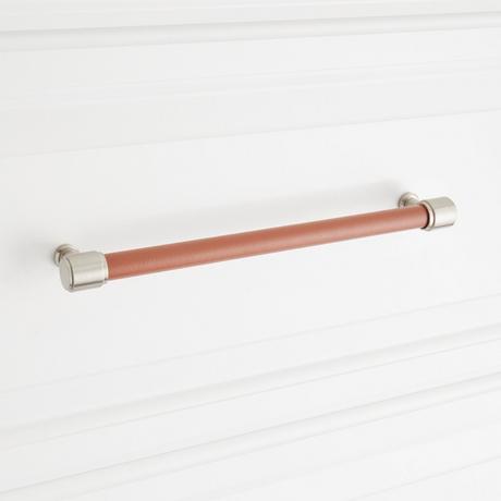 Lazzara Oversized Cabinet Pull Cognac Leather