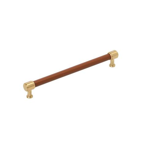 Lazzara Oversized Cabinet Pull Cognac Leather