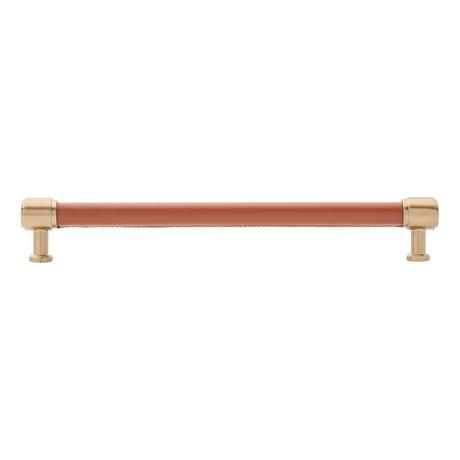 Lazzara Oversized Cabinet Pull Cognac Leather