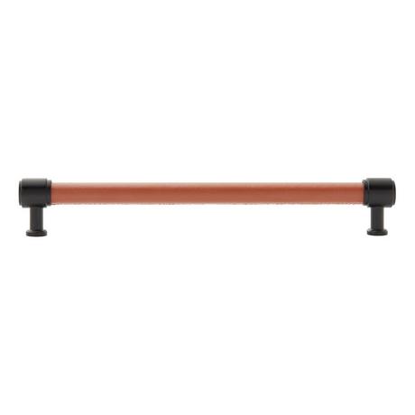Lazzara Oversized Cabinet Pull Cognac Leather