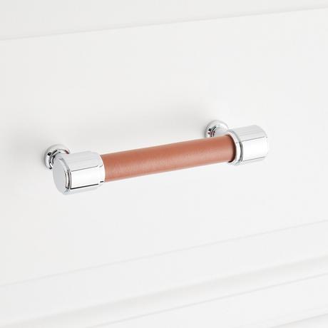 Lazzara Cabinet Pull Cognac Leather