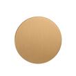 1-1/2" Lazzara Round Cabinet Knob Cognac Leather - Brushed Gold, , large image number 1