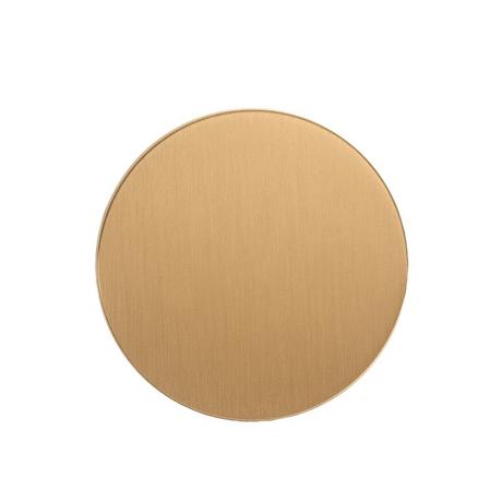 Lazzara Round Cabinet Knob Cognac Leather