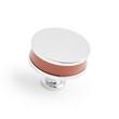 Lazzara Round Cabinet Knob Cognac Leather, , large image number 0