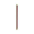 18" Lazzara Appliance Pull Brown Leather - Golden Champagne, , large image number 1
