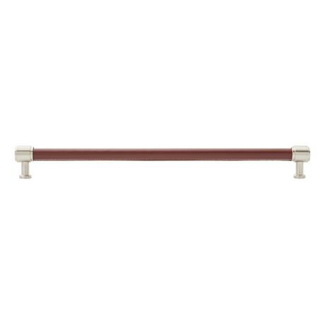 Lazzara Oversized Cabinet Pull Brown Leather
