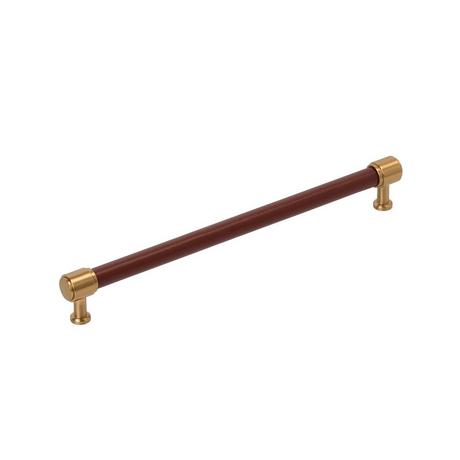 Lazzara Oversized Cabinet Pull Brown Leather