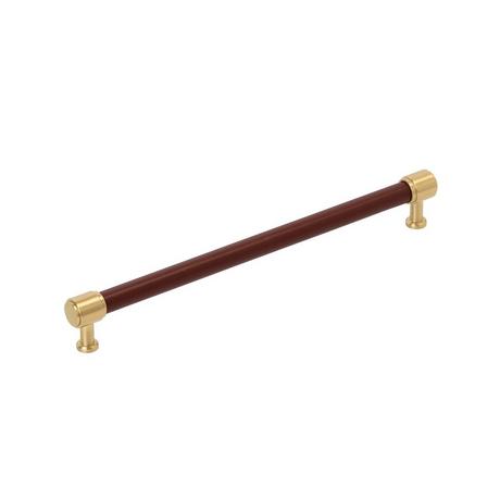 Lazzara Oversized Cabinet Pull Brown Leather