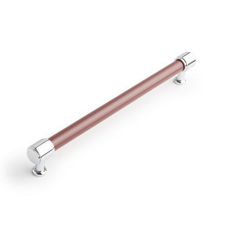Lazzara Oversized Cabinet Pull Brown Leather