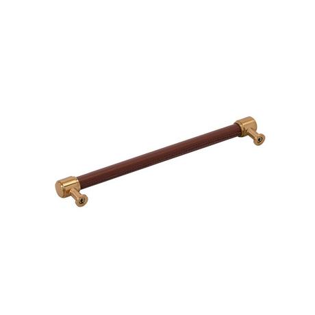 Lazzara Oversized Cabinet Pull Brown Leather