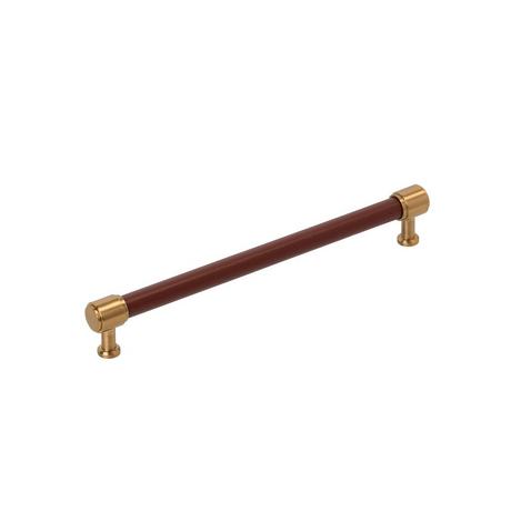 Lazzara Oversized Cabinet Pull Brown Leather