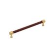 Lazzara Oversized Cabinet Pull Brown Leather, , large image number 1