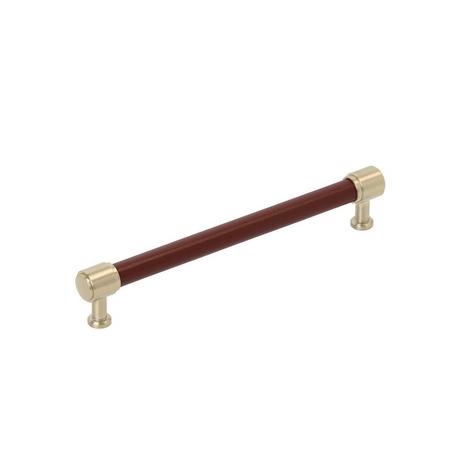 Lazzara Cabinet Pull Brown Leather