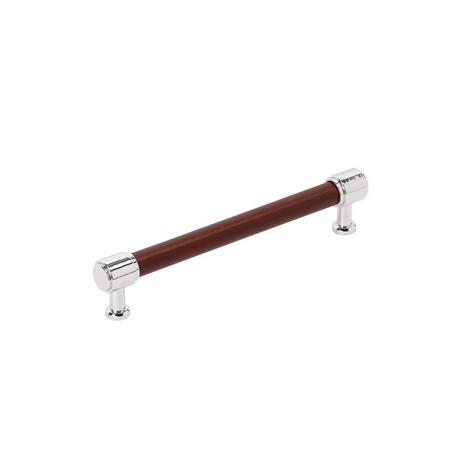 Lazzara Cabinet Pull Brown Leather