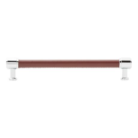 Lazzara Cabinet Pull Brown Leather