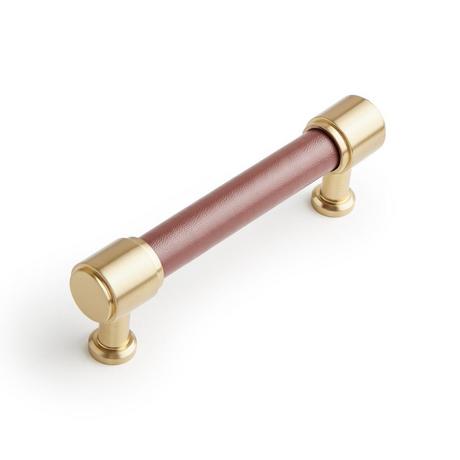 Lazzara Cabinet Pull Brown Leather