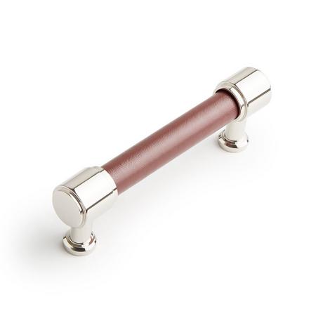 Lazzara Cabinet Pull Brown Leather