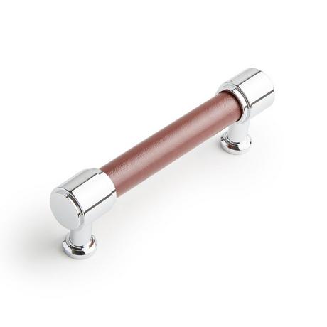 Lazzara Cabinet Pull Brown Leather