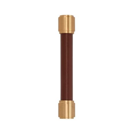 Lazzara Cabinet Pull Brown Leather