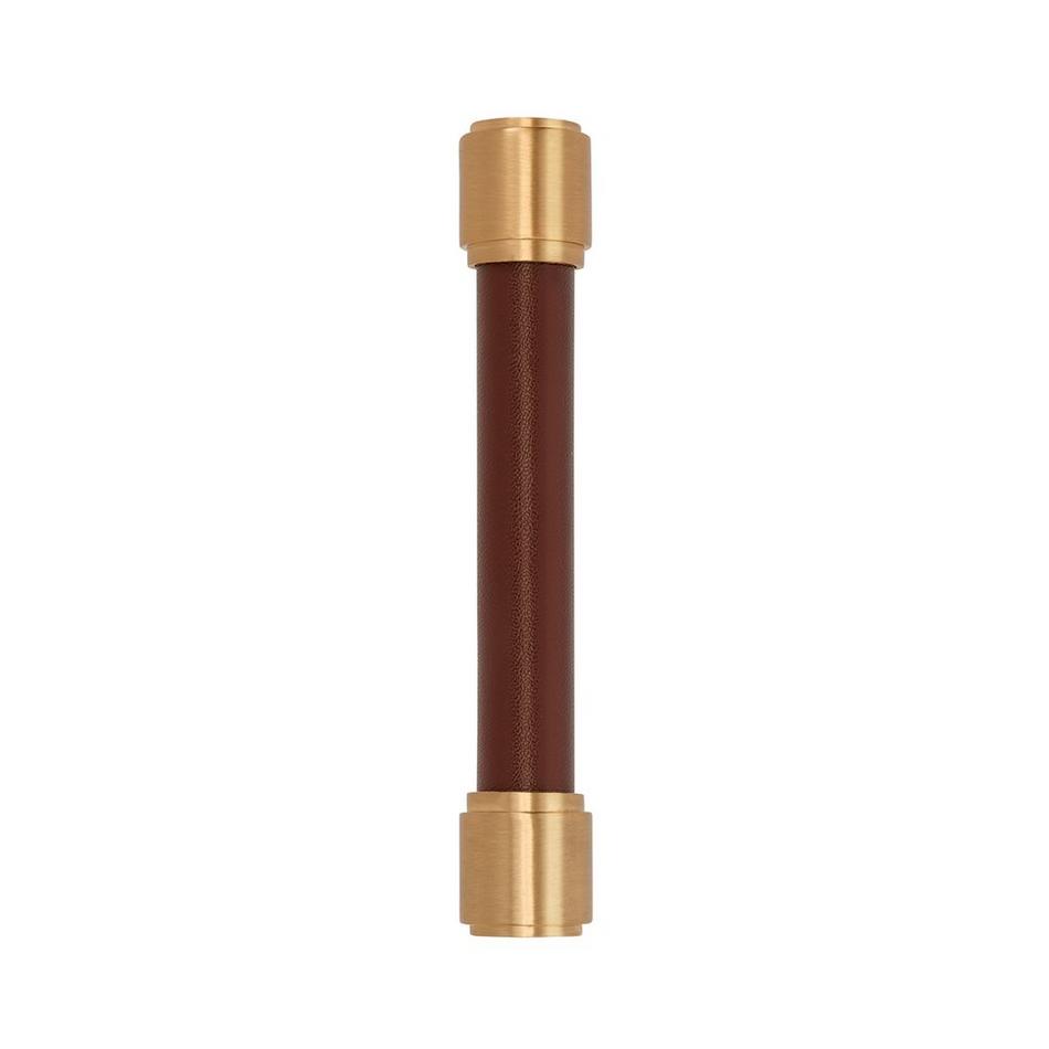 Lazzara Cabinet Pull Brown Leather, , large image number 6