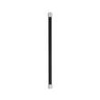 18" Lazzara Appliance Pull Black Leather - Satin Nickel, , large image number 1