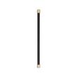 18" Lazzara Appliance Pull Black Leather - Golden Champagne, , large image number 1