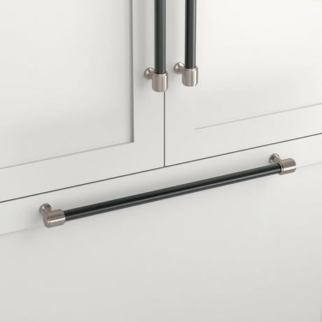 Lazzara Appliance Pull Black Leather